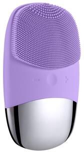 CreateConfidence Brush Sonic Electric Facial Cleanser, Electric Face Cleansing Brush Skin Care Tools, Scrubber Massager For Radiant Skin purple