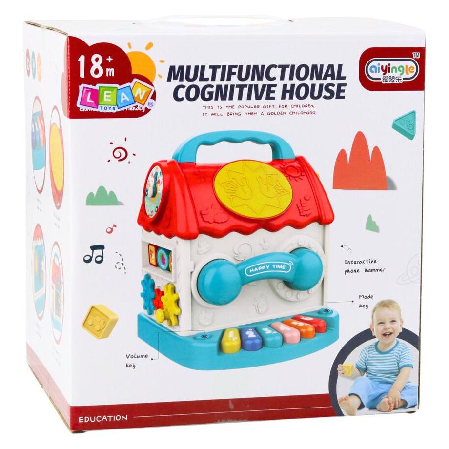Lean Toys Leantoys Interaktives Sortierhaus mit Sound (65615734)