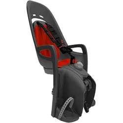 Hamax Zenith Relax Kindersitz rot/grau mit Gepäckträgerbefestigung – sicherer Fahrrad-Kindersitz für optimalen Komfort