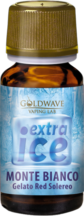 Goldwave Monte Bianco Extra Ice Aroma Concentrato 10ml Gelato Solero Rosso Ghiaccio