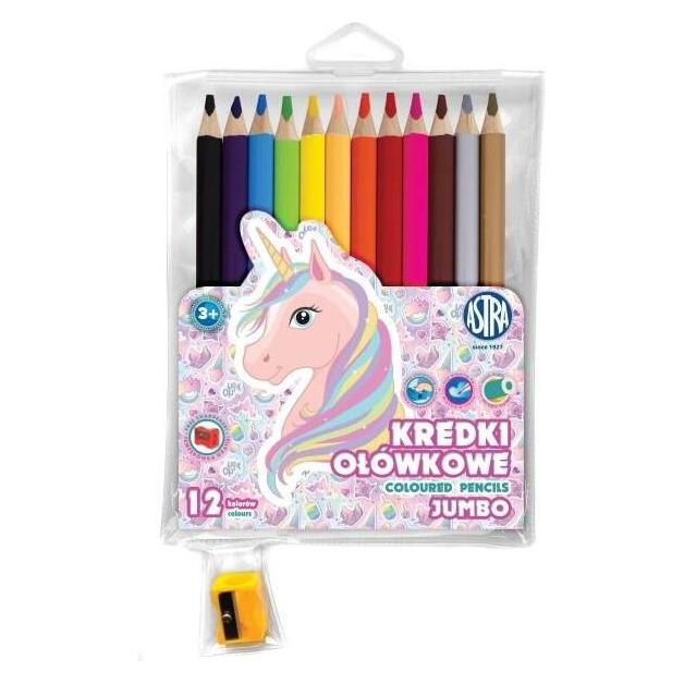 Astra Art Pap ASTRA art-pap Buntstifte Einhorn 12 Farben + Spitzer (12x) (430899)