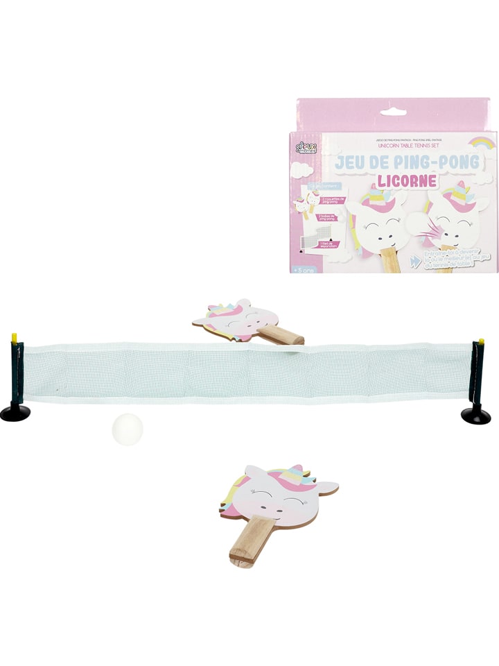 The Home Deco Kids Tischtennisspiel "Einhorn" - ab 5 Jahren - onesize