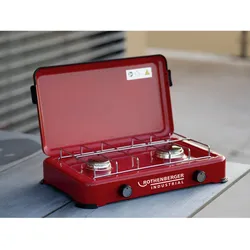 ROTHENBERGER Industrial Duo Campingkocher inkl. Schlauch & Regler mit Gas OFF Set - 1500005397