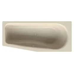 Bette BetteLuna Badewanne 2750-006 jasmin, 170x75x45cm, Schräge Fußende links