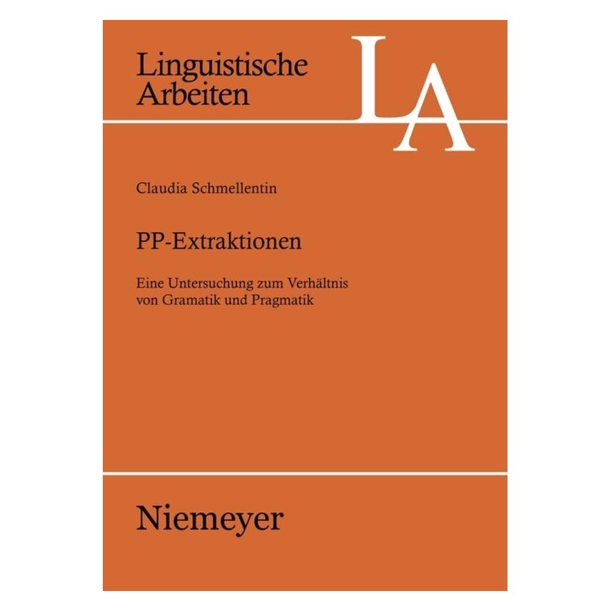 De Gruyter PP-Extraktionen (Deutsch, Softcover, Claudia Schmellentin) (7269376)