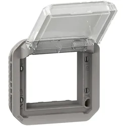 Legrand 069580L Plexo New Einsatz Mosaic Adapter mit transparentem Klappdeckel