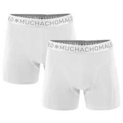 Muchachomalo 2P Cotton Stretch Basic Boxers Weiß Baumwolle Medium Herren