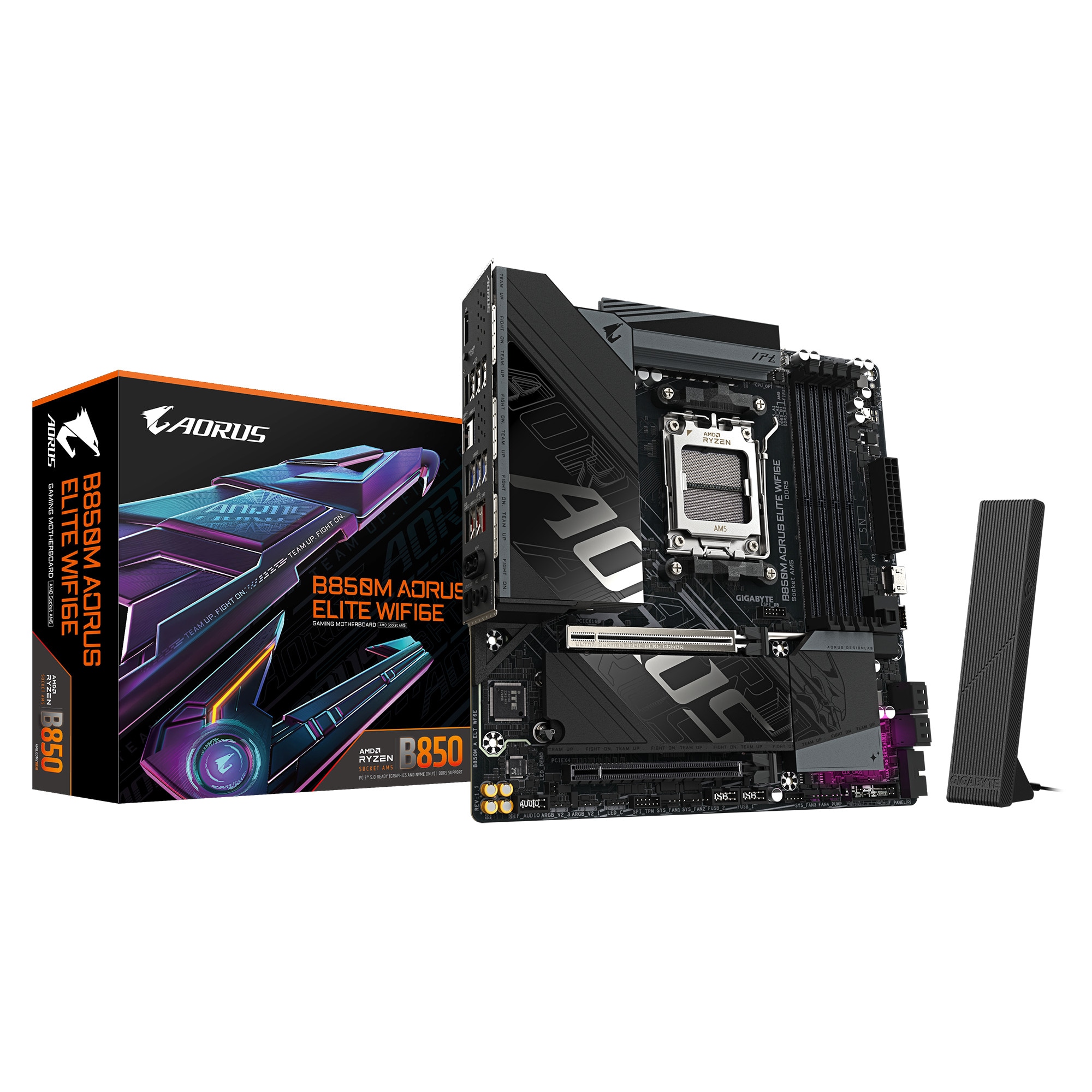 GIGABYTE B850M AORUS ELITE WIFI6E Mainboard Sockel AM5 HDMI/DP B850M A ELT WF6E