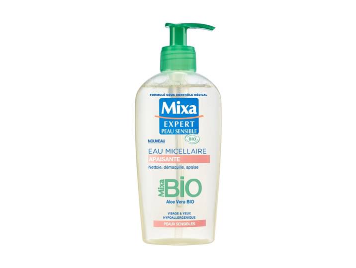 Mixa Eau Micellaire Visage et Yeux Peaux Sensibles Aloe Vera Bio 200 ml