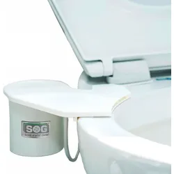 SOG Compact Quick Geruchsabsaugungssystem Rechte Ausführung für Jabsco Masterflush 12V Zerhacker-Toilette