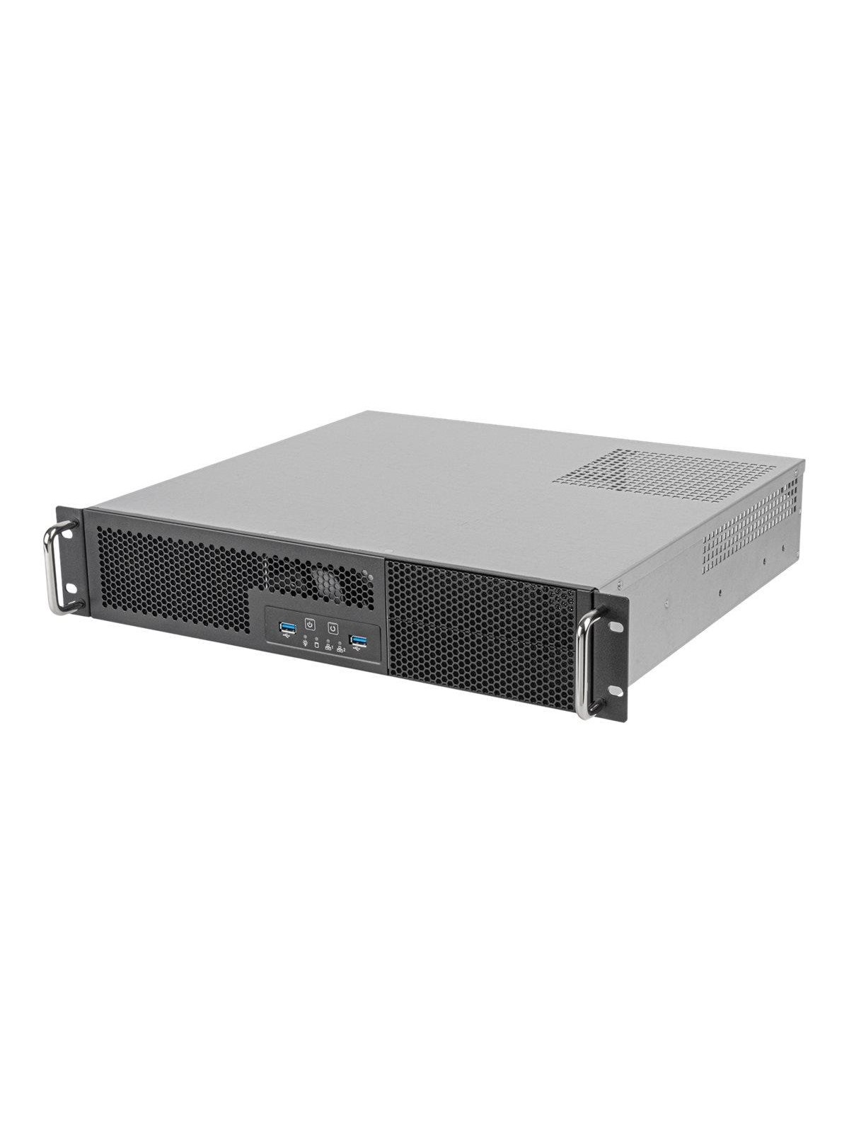 SilverStone RM23-502-MINI - Gehäuse - Server (Rack) - Schwarz