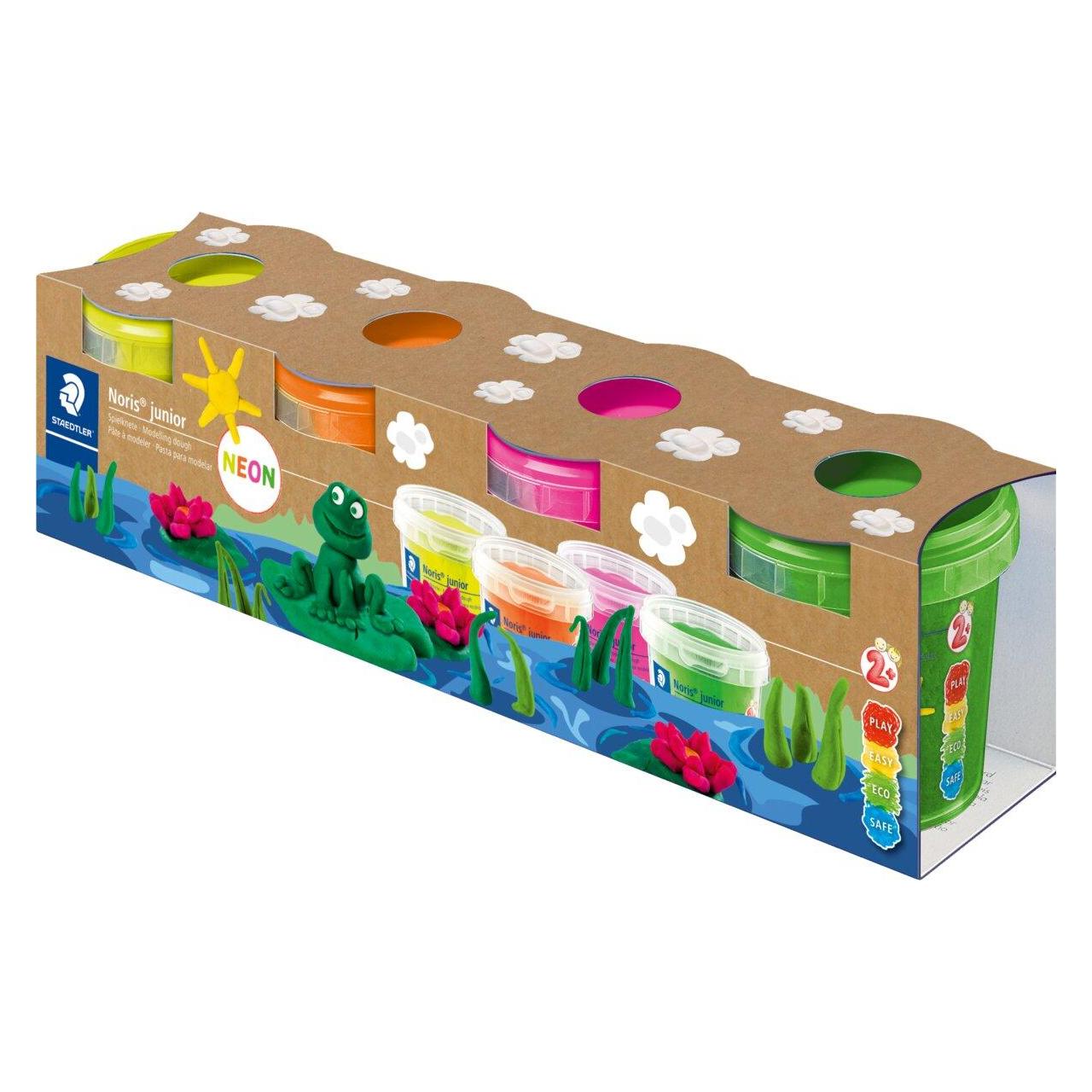 Staedtler Spielknete Noris junior Neonfarben (813F SLE)