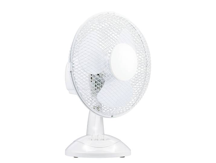 Tischventilator 2 Stufen weiss