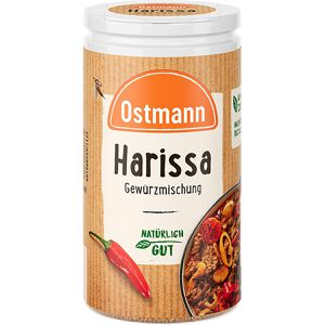 Ostmann Gewürzmischung Harissa, ohne Salz, für orientalische Gerichte, vegan, im Streuer, 35 g