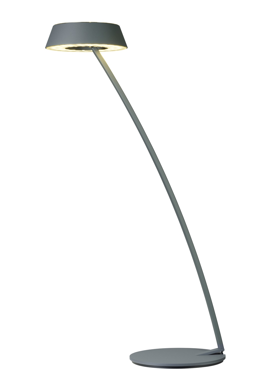 Oligo LED-Tischleuchte GLANCE (gebogen) grau G45-883-21-45 4035162267134