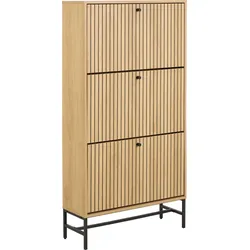 Actona Schuhkipper Albany Holzoptik Braun Eiche