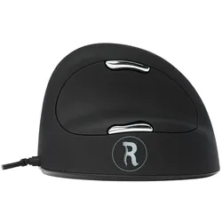 R-Go Tools Rgohe (Kabelgebunden), Maus, Schwarz, Silber