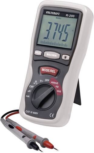 VOLTCRAFT R-200 Komponententester digital CAT III 600V Anzeige (Counts): 4000
