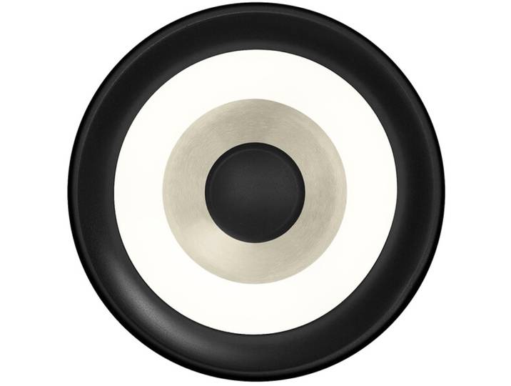 Wandlampe Speaker sand Aluminium/Eisen 1600 lm B 20 cm - LED - Lichtfarbe: Warmweiss - LED Energiesparlampen