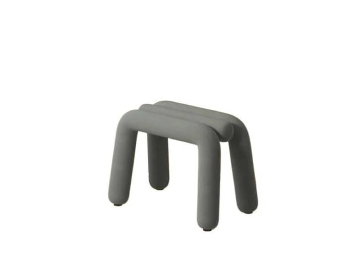 Zymjzbetic Schminkhocker Schminkhocker, Schminkstühle Veranda-Schuhwechsel-Schlafzimmer-Wohnzimmer-Freizeithocker in unregelmäßiger Streifenform(Grey)