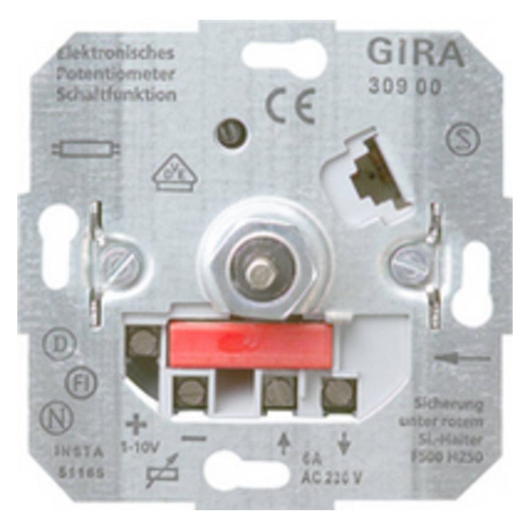 Gira 030900 Dimmer Dimmer & Schalter Eingebaut Metallisch (030900)