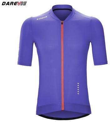 Inspired Finds DAREVIE Pro Cycling Jersey Anti UV SPF 50+ Quick Dry Cycling Shirt With Anti Slip Design For Men & Women dvj200violetspurple asian xl