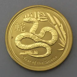 Goldmünze 1oz "Schlange" 2013 Lunar II – Year of the Snake (Australien)