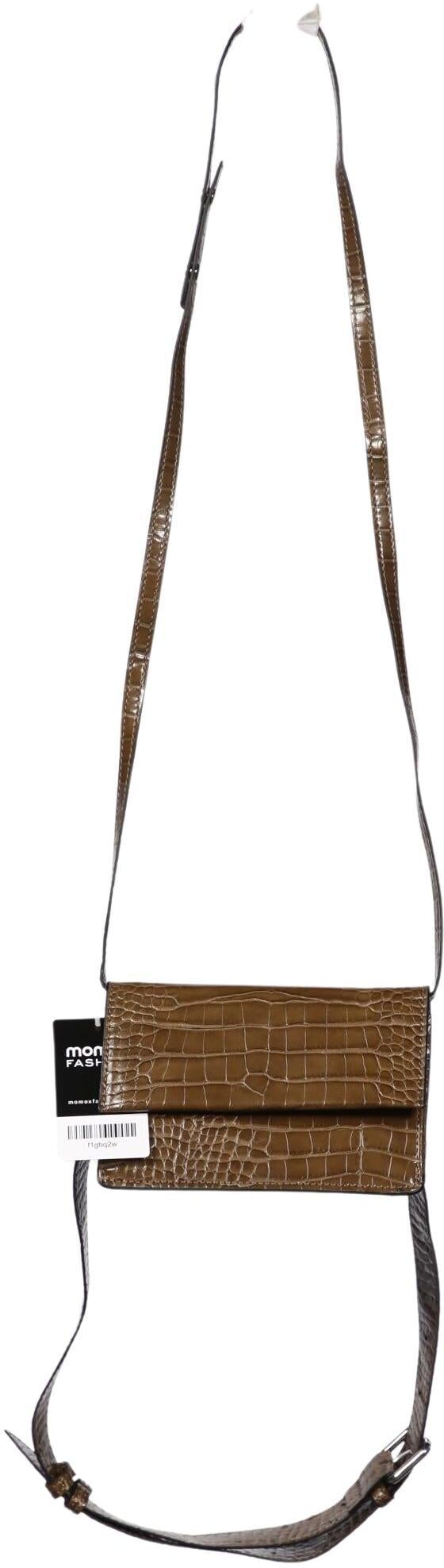 Zara Damen Handtasche klein, Braun, Kunstleder - Second Hand