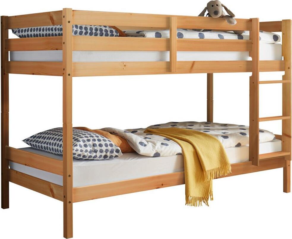 Kinderbett Jugendbett Bett Kinder Etagenbett "Moritz I" Kiefer Natur