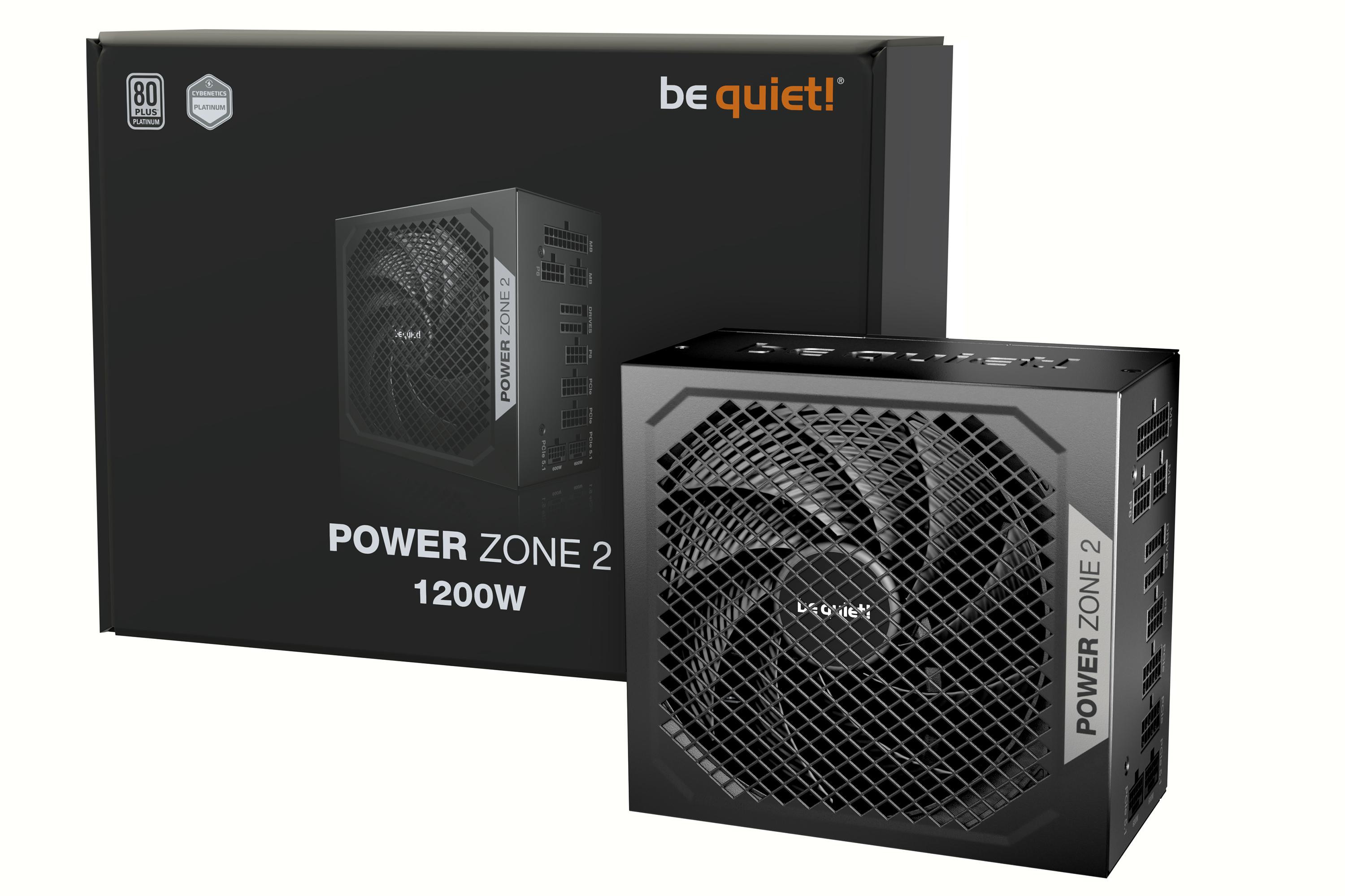 be quiet! Power Zone 2 1200 Watt Netzteil 80+ Platinum ATX 3.1 PCIe 5.1 modular BP030EU