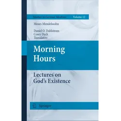 Morning Hours, Sachbücher von Moses Mendelssohn