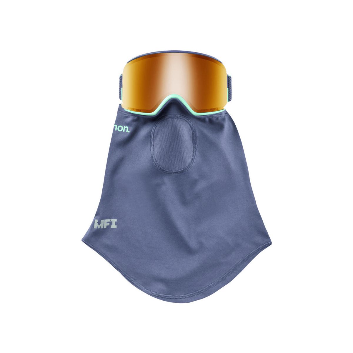 Anon WM3 Goggles + Bonus Lens + MFI Face Mask frame: purple, lens: perceive sunny bronze (17% / s3), spare lens: perceive cloudy burst (59% / s1) (AH1) Low Bridge NA 2226515-AH1-NA