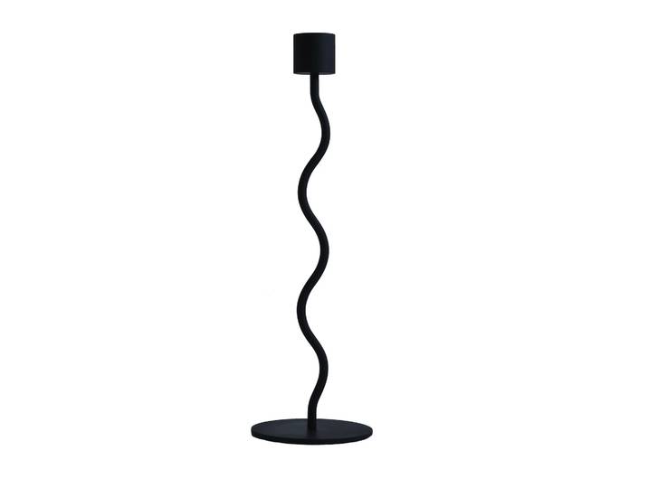 Cooee Design Bougeoir Curved 26 cm Noir