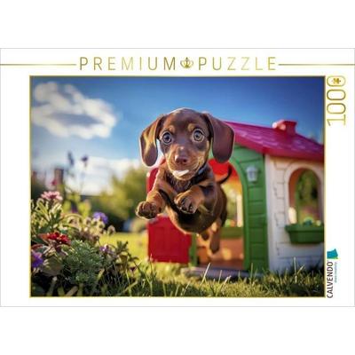 CALVENDO Puzzle Waldflauscher, kleine Pfoten im großen Grün. | 1000 Teile Lege-Größe 64x48cm Foto-Puzzle für glückliche Stunden, von , Calvendo Puzzle