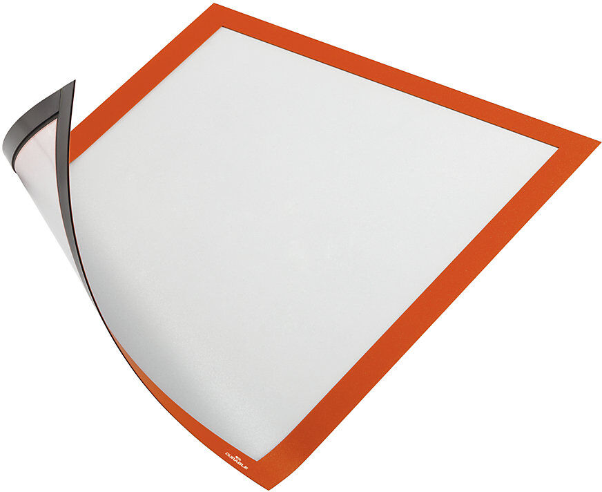 DURAFRAME® Info-Rahmen MAGNETIC, magnetisch, für DIN A4, orange, VE 10 Stk DURABLE