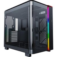 KING 95, Tower-Gehäuse schwarz, Tempered Glass x 2