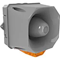 X10CEMAG1AL - X10 Maxi AV, grau, gelbe Linse, 9-60V AC/DC
