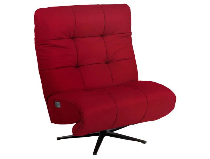 Sessel Palinka Basic Schillig Willi / Farbe: Ruby Red / Material: Leder Basic