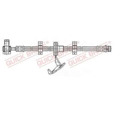 Quick Brake Bremsschlauch vorne rechts [Hersteller-Nr. 59.987X] für Mercedes-Benz