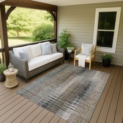 Addison Rugs Machine Washable Indoor/ Outdoor Contemporary Aaron Chantille Rug