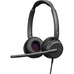 Epos Impact 400 Binaurales (beidseitiges)-Headset, Kabelgebunden ANC, MS Teams zertifiziert, USB-C/-A-Anschluss