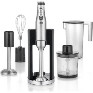 LEBENLANG Stabmixer LBP9786, Set, 1200 Watt, 6 Geschwindigkeitsstufen, Edelstahl