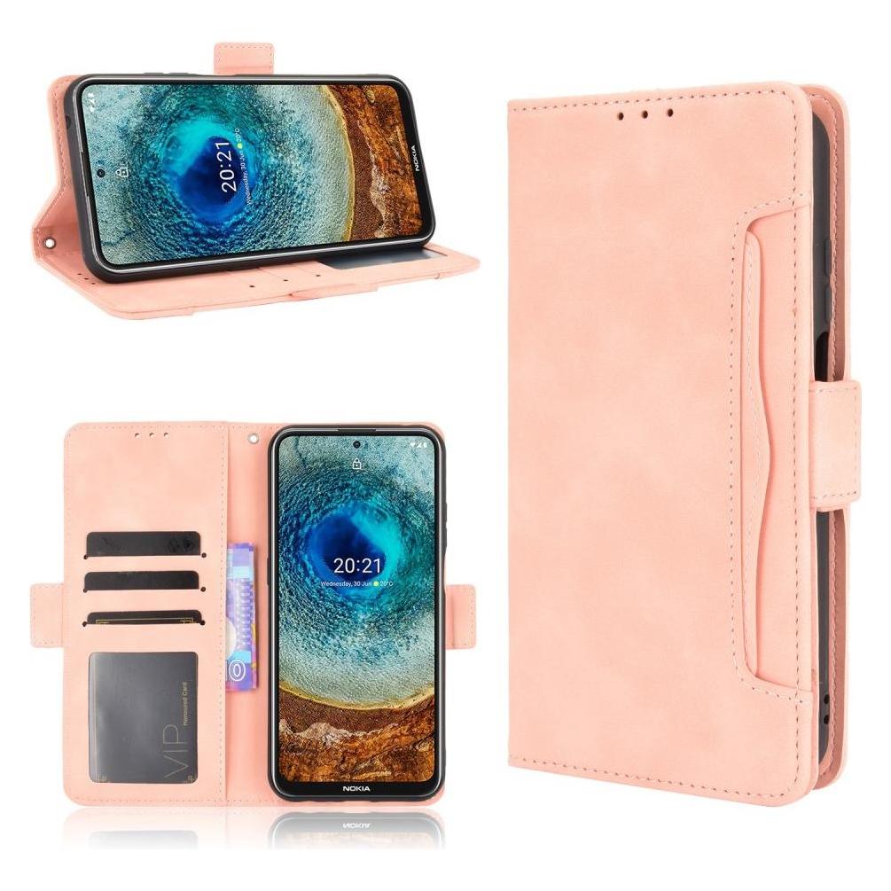 Cover-Discount Nokia X20 - Etui mit vielen Kartenfächer rosa (Nokia X20) (104702508C)