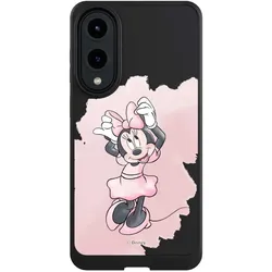 Nivocase Hülle für Samsung Galaxy S25 Edge Handyhülle NIVOcore Case Schwarz Disney Motiv ohne Hintergrund (Samsung Galaxy S25 Edge), Smartphone Hülle, Schwarz