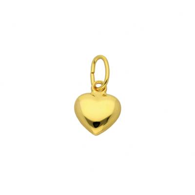 Kettenanhänger ADELIA´S "Herzanhänger 585 Gold ( 14K )", gold, Schmuckanhänger, Damen, Gold, Kettenanhänger, Goldanhänger Herz