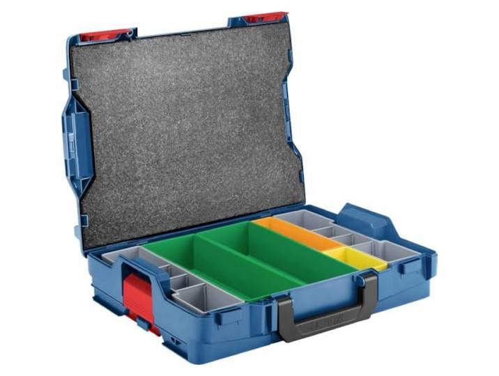 Bosch PRO Coffret de transport L-BOXX 102 + set casiers inset box 6 pièces Une solution de rangement flexible au sein du concept mobilité Bosch L-BOXX 102 set 6 pcs - Acc systèmes