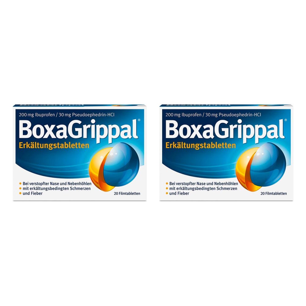 Angelini Pharma Deutschland GmbH Boxagrippal Erkältungstabletten 200 mg/30 mg 08106433