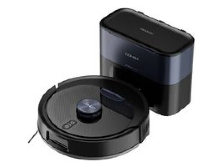 Cecotec Robot Aspirateur et Laveur de Sol avec Base Autonettoyante Conga Y60 Dark. 13000 Pa Autonomie 200 Min Brosse