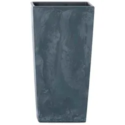 Prosperplast - URBI SQUARE BETON EFFECT 4L Topf, mit Reservoir - 14x14x26,5cm in Anthrazit farbe