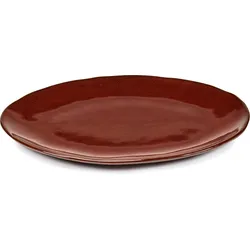 La Mère Servierplatten oval, 37,5 cm, rot, 2 St.